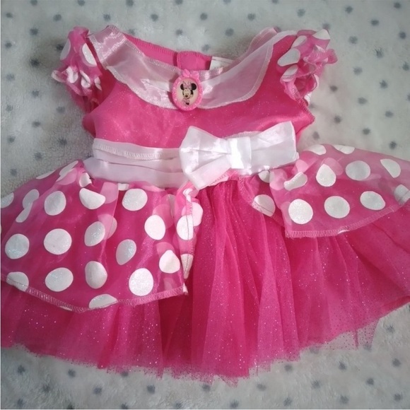 Disney Other - Disney Minnie Mouse Pink Dress for a Baby Size 12-18 months